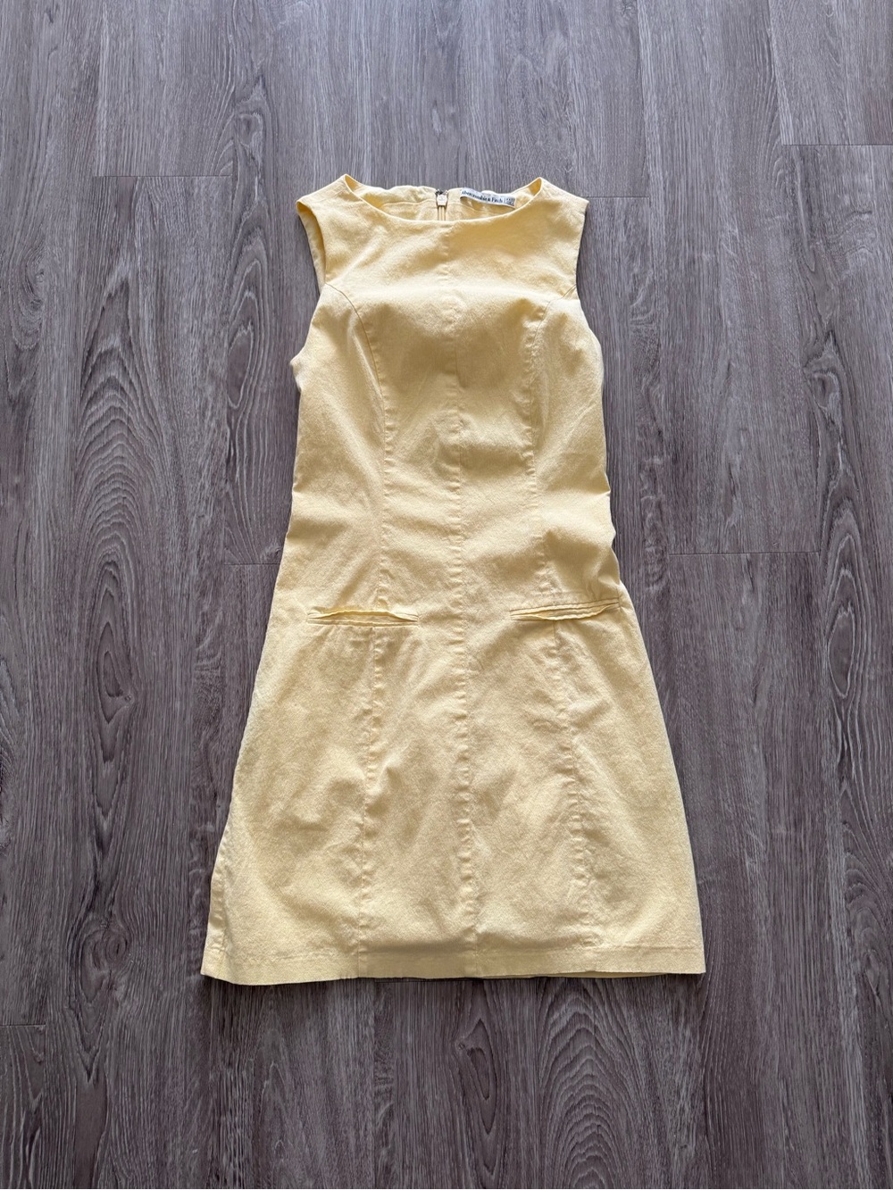 Abercrombie & Fitch Linen Blend Mini Dress
